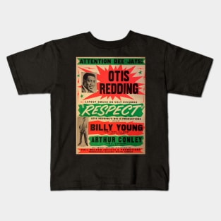 SOUL CONCERT OTIS REDDING RESPECT Kids T-Shirt